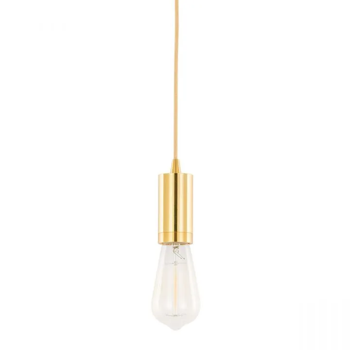 Moderna, nowoczesna oprawka wisząca, złota, E27, DS-M-038 GOLD